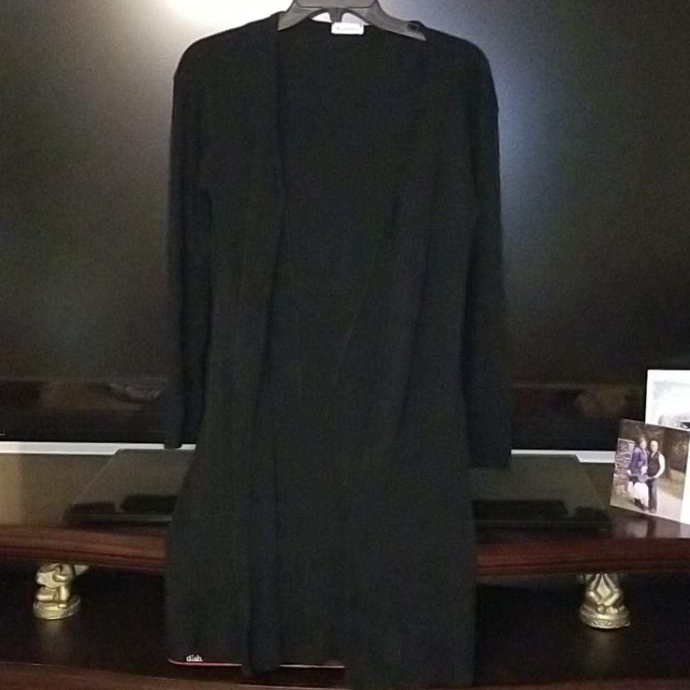 Black cardigan